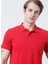 Slim Fit Pike Desenli Kırmızı Erkek Polo T-Shirt - 222 Lcm 242057 Twins 4