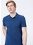 Slim Fit Pike Desenli MaviErkek Polo T-Shirt - 222 LCM 242057 Twins 1