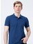 Slim Fit Pike Desenli MaviErkek Polo T-Shirt - 222 LCM 242057 Twins 4