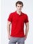 Slim Fit Pike Desenli KoyuKırmızı Erkek Polo T-Shirt - 223 LCM 242057 Twins 2