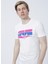 222 Lcm 242010 Anches Bisiklet Yaka Slim Fit Baskılı Kırık Beyaz Erkek T-Shirt 4