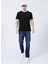 Bisiklet Yaka Slim Fit Düz Siyah Erkek T-Shirt - 222 Lcm 242042 Daniel 1