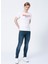 Bisiklet Yaka Slim Fit Baskılı Beyaz Erkek T-Shirt - 222 LCM 242023 Real 3