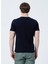 Bisiklet Yaka Slim Fit Düz Lacivert Erkek T-Shirt - 222 Lcm 242055 Gael 3
