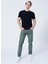 Bisiklet Yaka Slim Fit Düz Lacivert Erkek T-Shirt - 222 Lcm 242055 Gael 5