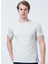 Bisiklet Yaka Slim Fit Düz Su Yeşili Erkek T-Shirt - 226 LCM 242055 Gael 4