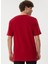 Bisiklet Yaka Oversized Baskılı Koyu Kırmızı Erkek T-Shirt - 222 Lcm 242033 Lowell 3