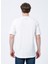 Bisiklet Yaka Oversized DüzKırık Beyaz Erkek T-Shirt - 222 Lcm 242041 Thomas Off White 2