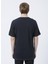 222 Lcm 242033 Lowell Bisiklet Yaka Oversized Baskılı Antrasit Erkek T-Shirt 3