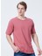 Bisiklet Yaka Oversized DüzGül Kurusu Erkek T-Shirt - 222 Lcm 242041 Thomas 1