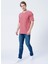 Bisiklet Yaka Oversized DüzGül Kurusu Erkek T-Shirt - 222 Lcm 242041 Thomas 5
