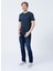 222 Lcm 242048 Rogers Bisiklet Yaka Slim Fit Baskılı Antrasit Erkek T-Shirt 5