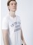 222 Lcm 242066 Allen Off White Bisiklet Yaka Slim Fit Baskılı KırıkBeyaz Erkek T-Shirt 1