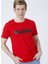 222 Lcm 242071 Evans Bisiklet Yaka Slim Fit Baskılı Kırmızı Erkek T-Shirt 2