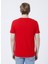 222 Lcm 242071 Evans Bisiklet Yaka Slim Fit Baskılı Kırmızı Erkek T-Shirt 4