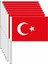 200 Adet Çıtalı Orta Boy Türk Bayrağı ( 12,5CM-22CM) 1