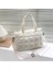 Kadınlar Kış Sıcak Aşağı Omuz Çantası Çanta Cüzdan Trendy Crossbody Çanta Açık Sarı 2