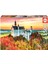 1500 Parça Neuschwanstein Kalesinde Sonbahar Puzzle 1