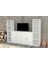 Rafli Kitaplikli Tv Ünitesi Beyaz 197 cm TVT-1105-Ç 2