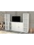 Rafli Kitaplikli Tv Ünitesi Beyaz 197 cm TVT-1105-Ç 3