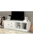 Rafli Çekmeceli Tv Ünitesi Beyaz 130 cm TVT-1005-Ç 2