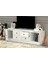 Dolapli Çekmeceli Tv Ünitesi Beyaz 130 cm TVT-1008-Ç 2