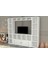 Rafli Çekmeceli Tv Ünitesi Beyaz 197 cm TVT-1113-Ç 2