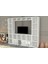 Rafli Çekmeceli Tv Ünitesi Beyaz 197 cm TVT-1113-Ç 3