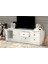 Dolapli Çekmeceli Tv Ünitesi Beyaz 130 cm TVT-1013-Ç 3