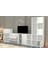 Kitaplikli Büyük Tv Ünitesi Beyaz 300 cm TVT-1062-Ç 3