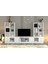 Rafli Çekmeceli Tv Ünitesi Beyaz 260 cm TVT-1190-Ç 1