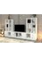 Rafli Çekmeceli Tv Ünitesi Beyaz 260 cm TVT-1190-Ç 2