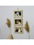 Ahşap 3'lü 10X15 cm Ipli Fotoğraf Askılı Yatay 2