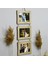 Ahşap 3'lü 10X15 cm Ipli Fotoğraf Askılı Yatay 3