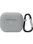 Apple-Air Pods 3 Gri Için Kablosuz Kulaklık Silikon Kılıfı (Yurt Dışından) 1