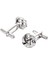2 Parça Düğüm Kol Düğmeleri ve Studs Metal Smokin Partisi Takım Elbise Için (Yurt Dışından) 2