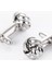 2 Parça Düğüm Kol Düğmeleri ve Studs Metal Smokin Partisi Takım Elbise Için (Yurt Dışından) 3