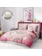 Premium Luxury Çift Kişilik Nevresim Takımı 3D Pamuk Saten Pink Rose 2