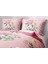 Premium Luxury Çift Kişilik Nevresim Takımı 3D Pamuk Saten Pink Rose 5