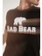 Bad Bear Tee 0 Yaka Ekrek Tshirt - Siyah 3