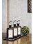 Çelik Stantlı Amber Zeytinyağı Sıvıyağ Sirke Şişesi Queen Yağdanlık 3lü Set CBEY300ML P3QCB P3QCB 2