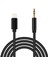 AX37 Gfz Lightning To 3.5mm Aux Ses Kablosu Siyah 1