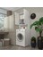 Kenzlife çamaşır makinesi dolabı veronika byz 180x066x20 banyo ofis 1