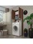 Kenzlife çamaşır makinesi dolabı veronika cvz 180*066*20 banyo çift kapaklı arkalıksız 1
