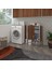 Kenzlife çamaşır makinesi dolabı veronika cvz 180*066*20 banyo çift kapaklı arkalıksız 2