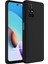 Matte Silicone Xiaomi Redmi 10 2022 Kılıf Siyah 1
