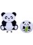 Manyetik Şapka Klip Doğum Günü Hediyesi Hatıra Panda ile Golf Topu Marker Pocket Jeton 1 4