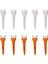 10 Adet Premium Pe Plastik Golf Tees Taç Pençe Tee Değiştirme Çeşitli 50MM 1