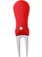 Pitch Onarım Divot Switchblade Aracı Oluk Temizleyici Golf Topu Marker Kırmızı 5