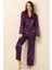 Uzun Kollu Saten Pijama Takımı 4